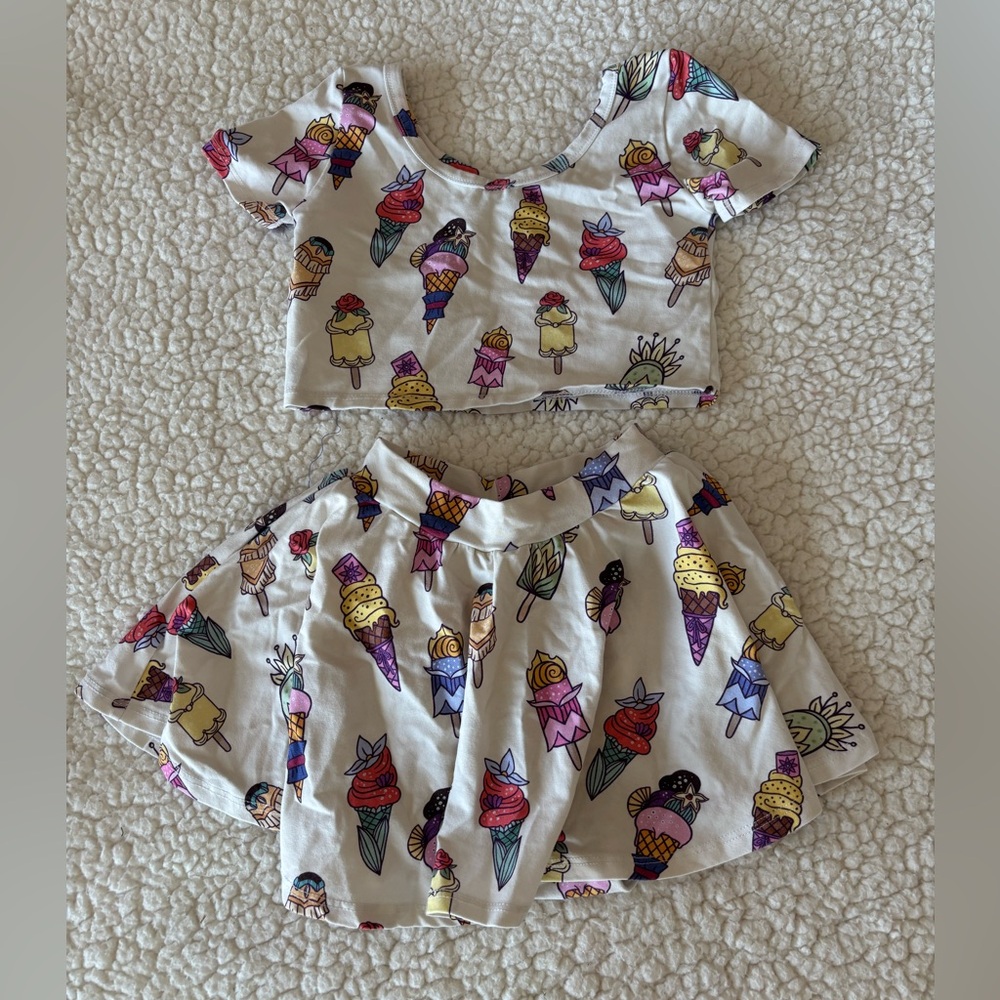 Wild Rich Kids Princess Ice Cream Cones Two Piece